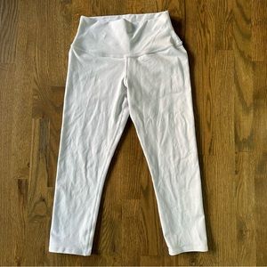 ALO Yoga white leggings, size small